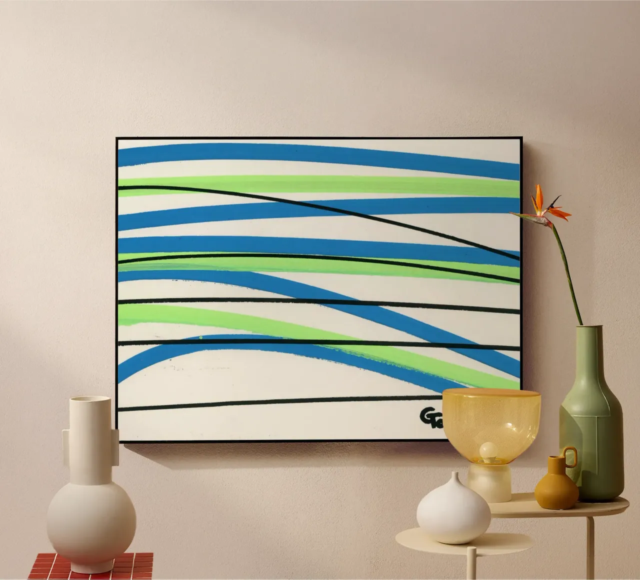 Peace acryl van gtobonart