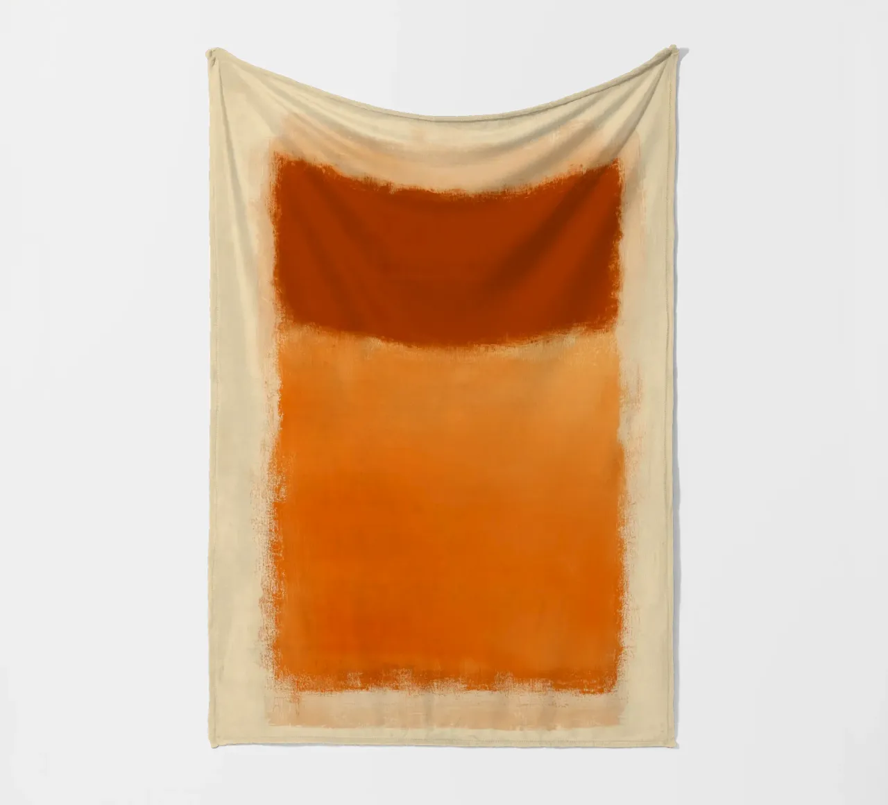 Harmonious colour fields fleece blanket by Carinaprint