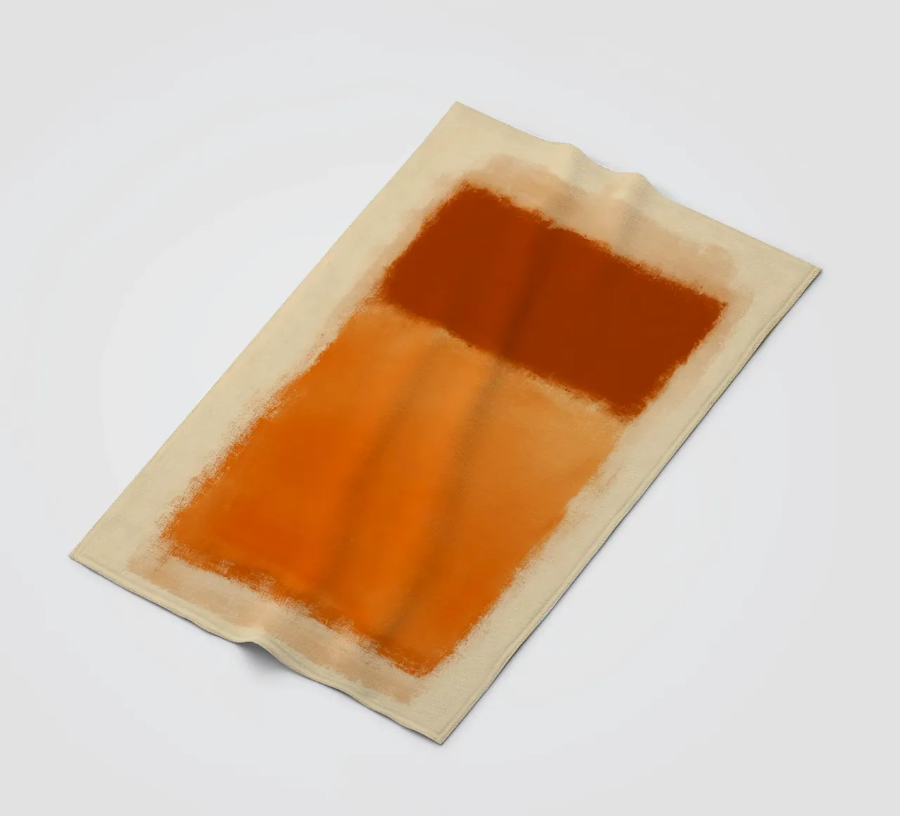 Harmonious colour fields fleece blanket by Carinaprint