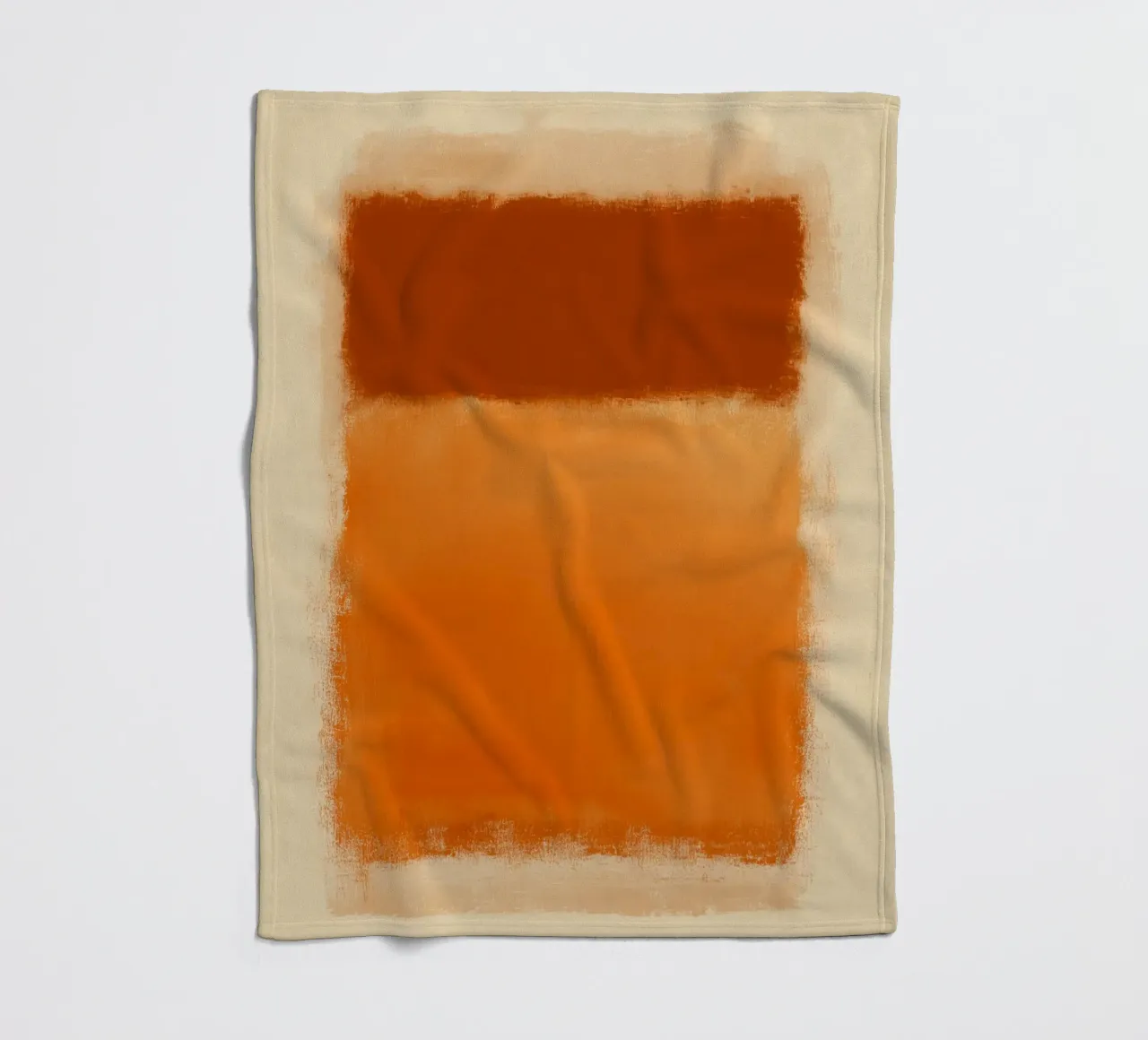 Harmonious colour fields fleece blanket by Carinaprint