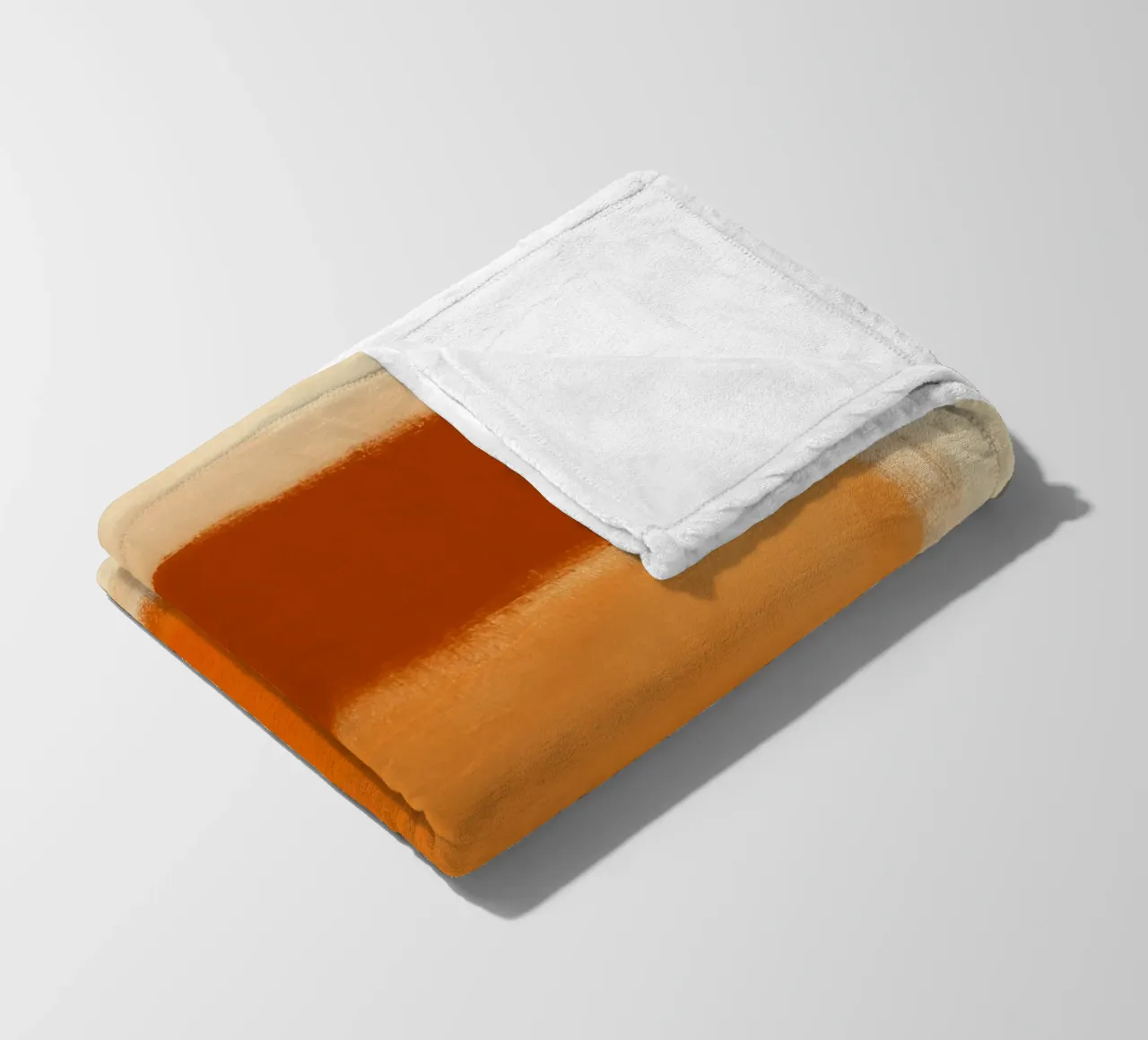 Harmonious colour fields fleece blanket by Carinaprint