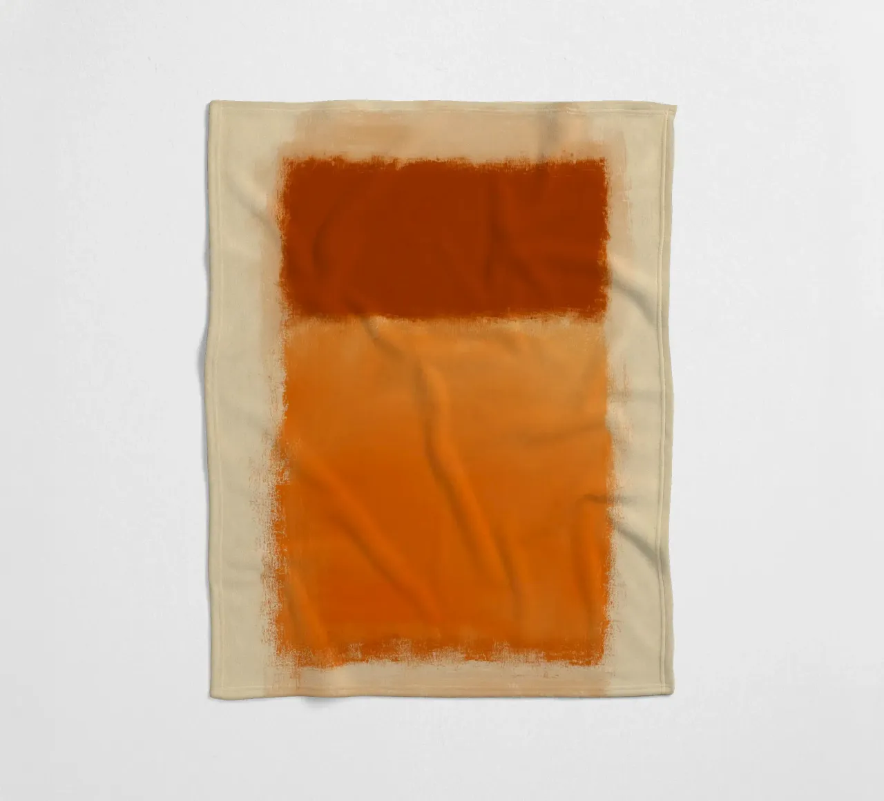 Harmonious colour fields fleece blanket by Carinaprint