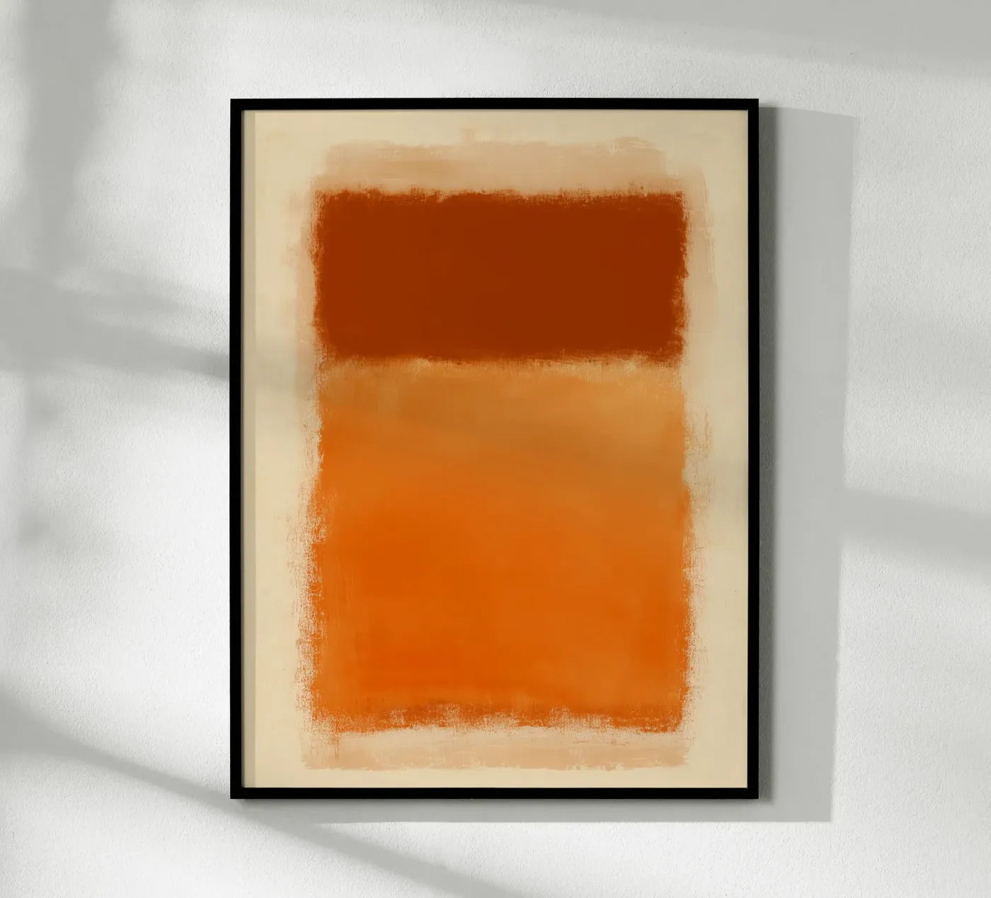 Harmonious colour fields poster by Carinaprint