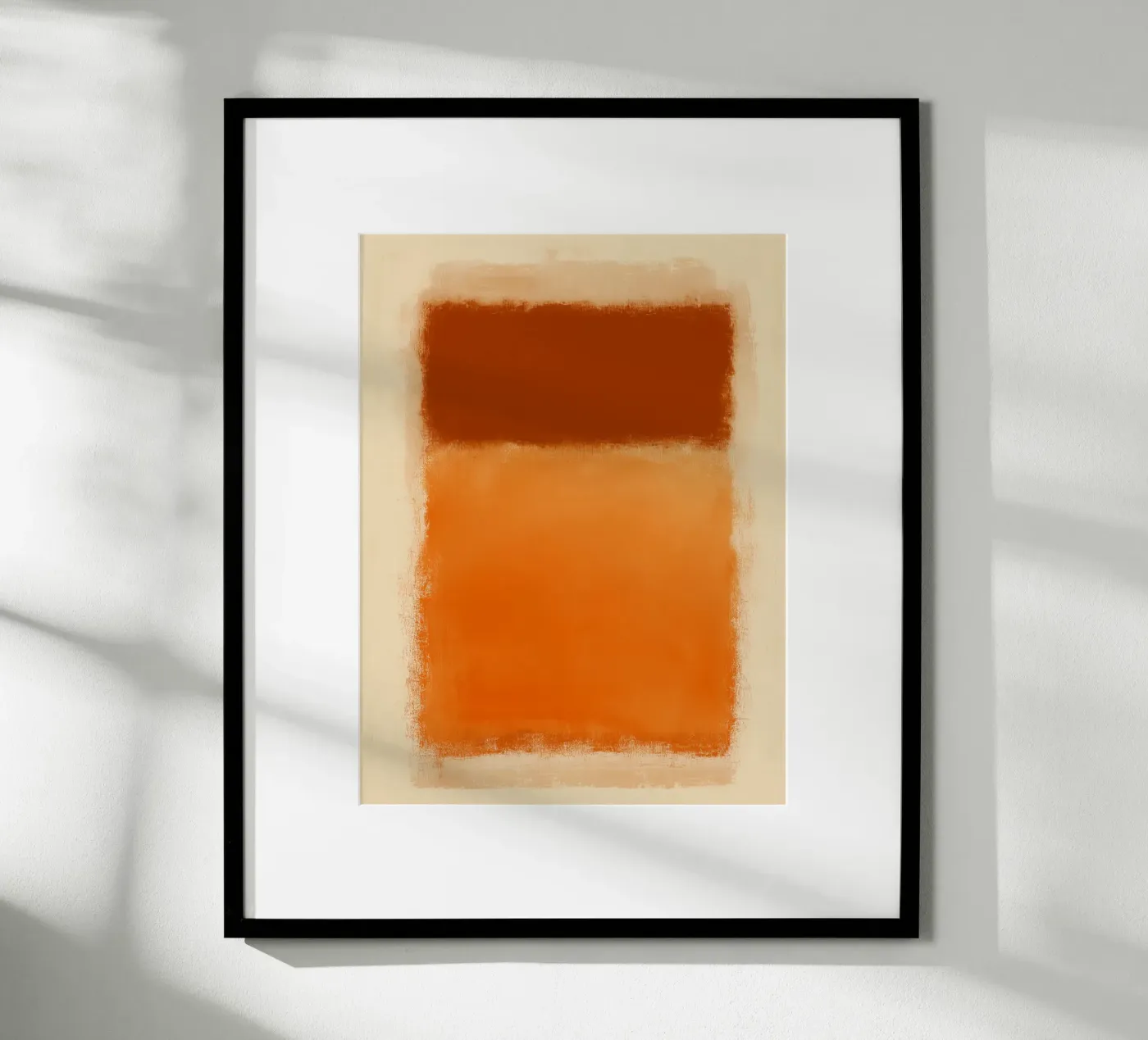 Harmonious colour fields poster by Carinaprint