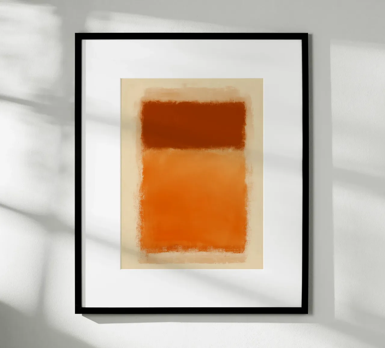 Campi di colore armoniosi poster da Carinaprint