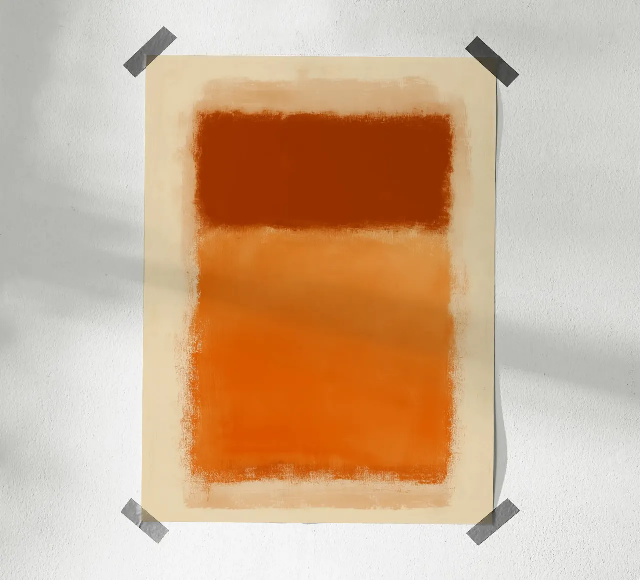 Campi di colore armoniosi poster da Carinaprint