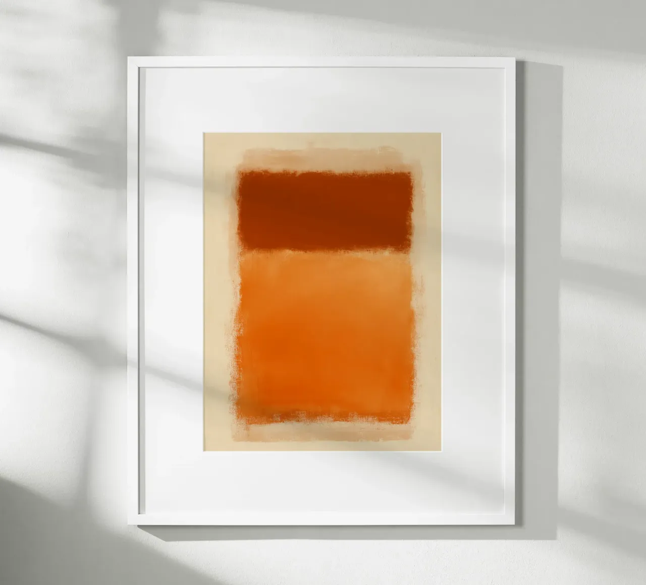 Campi di colore armoniosi poster da Carinaprint