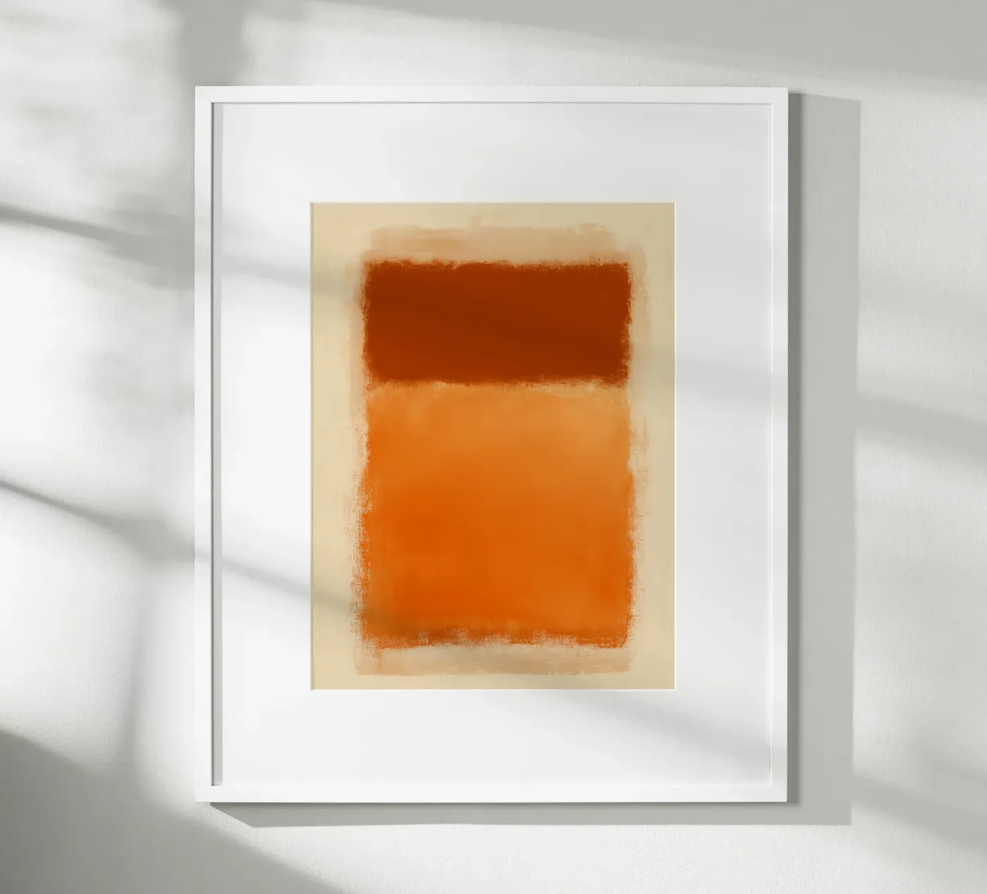 Harmonious colour fields poster by Carinaprint