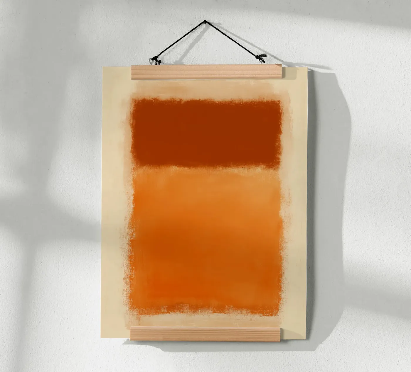 Harmonious colour fields poster by Carinaprint