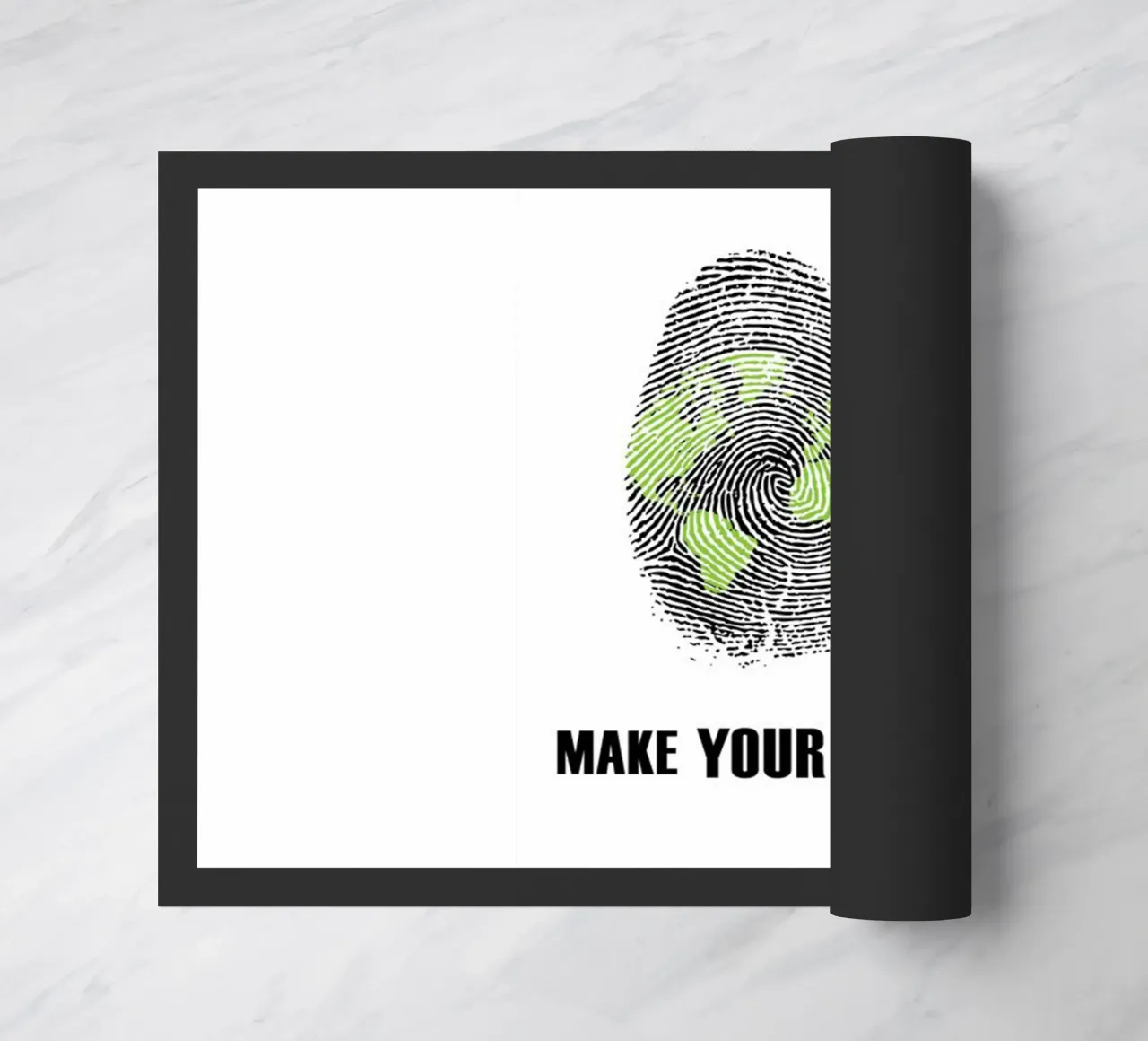 make your mark doormat by art quots shop