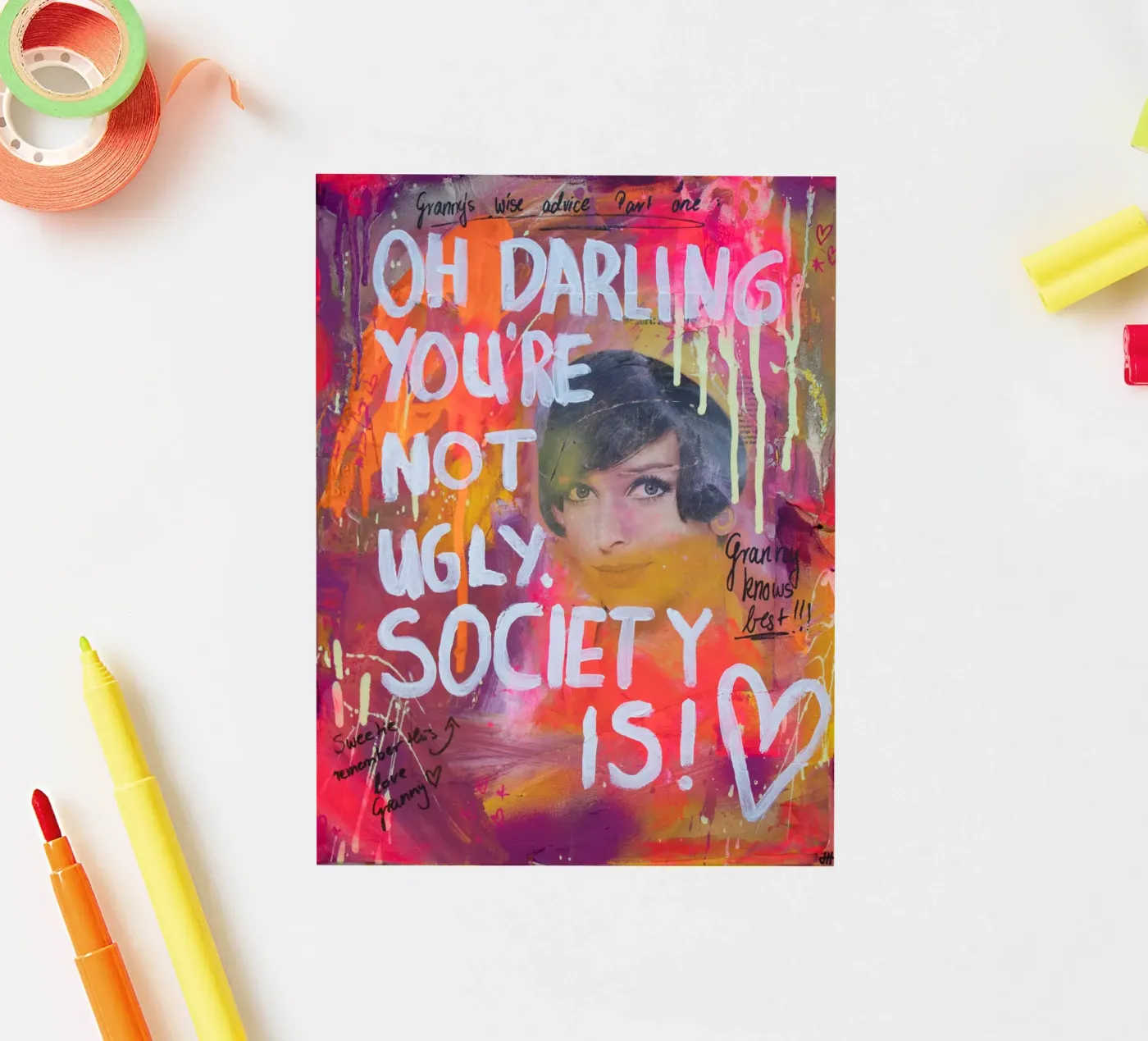 Darling sticker by Hirschbild