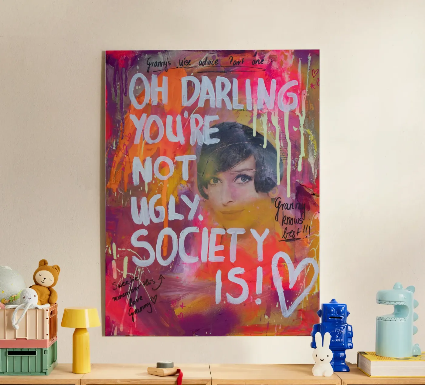 Darling Acryl-Glas von Hirschbild