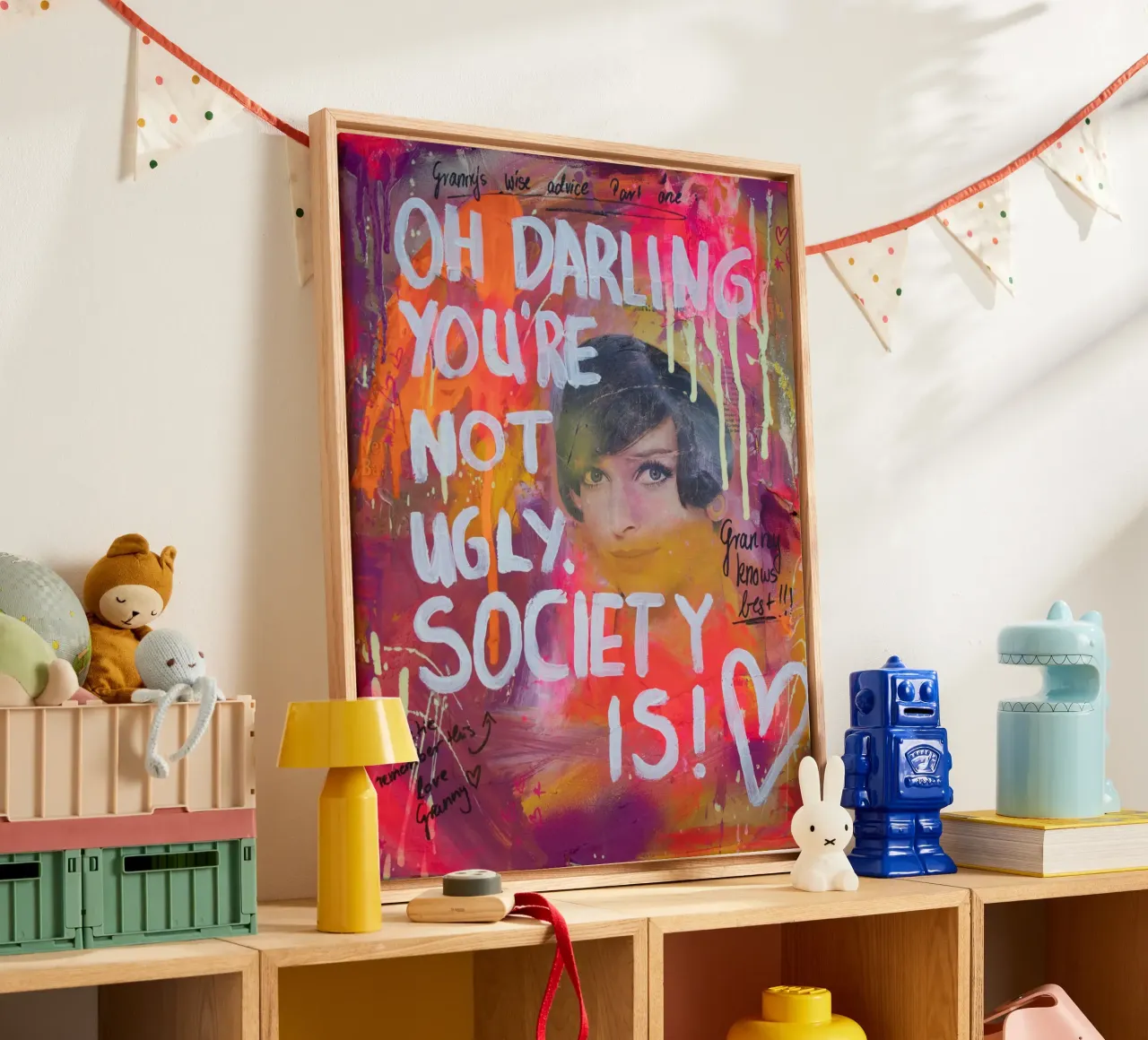 Darling tela con Cornice a cassetta da Hirschbild