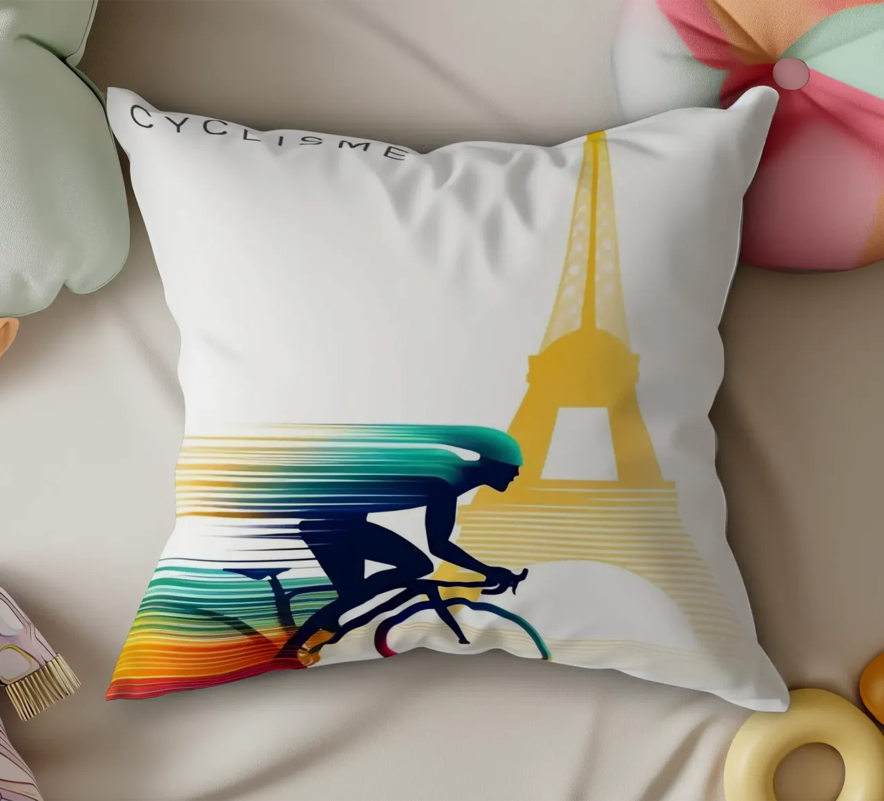 Tour di Parigi cuscino da Neil Walsh