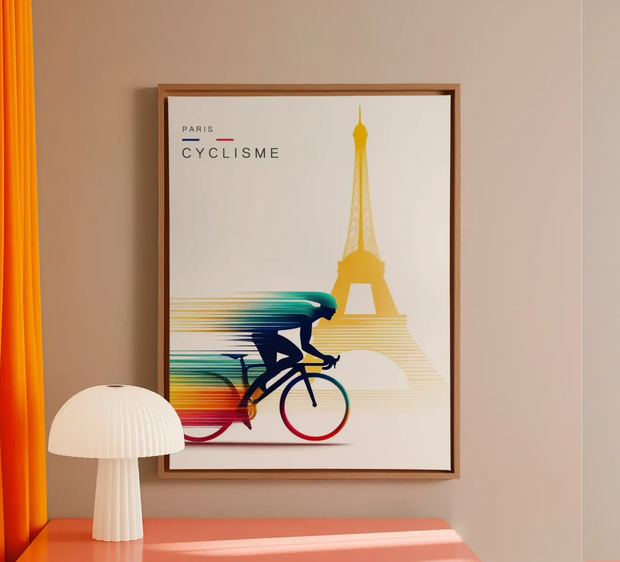 Tour di Parigi tela con Cornice a cassetta da Neil Walsh
