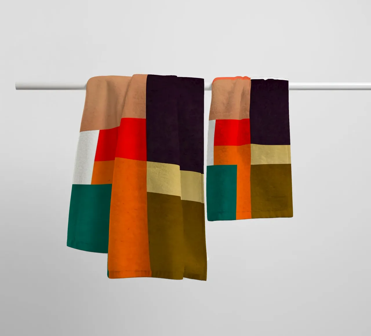 Abstract and conceptual towel by Maria Lang
