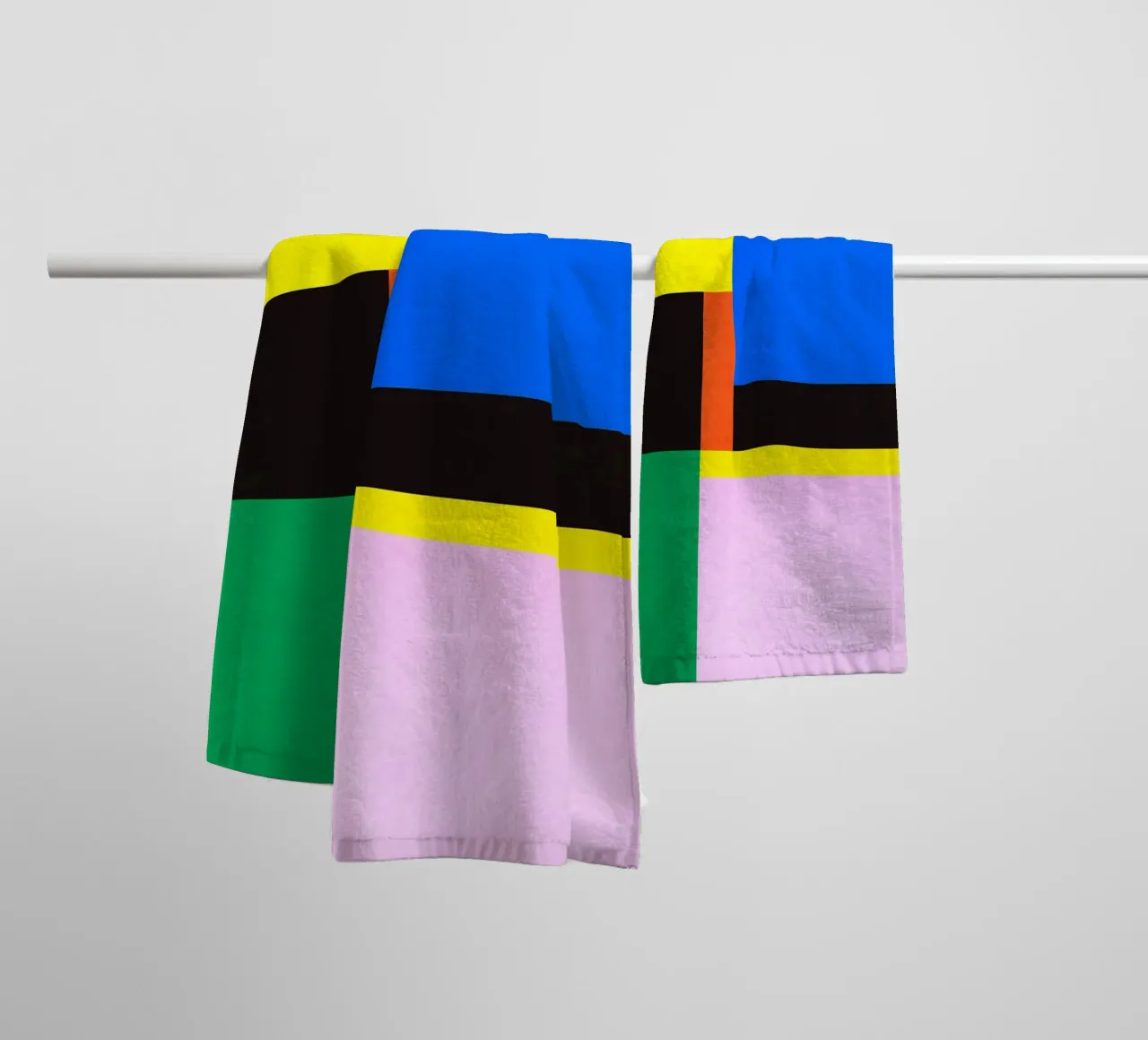Abstract and conceptual towel by Maria Lang
