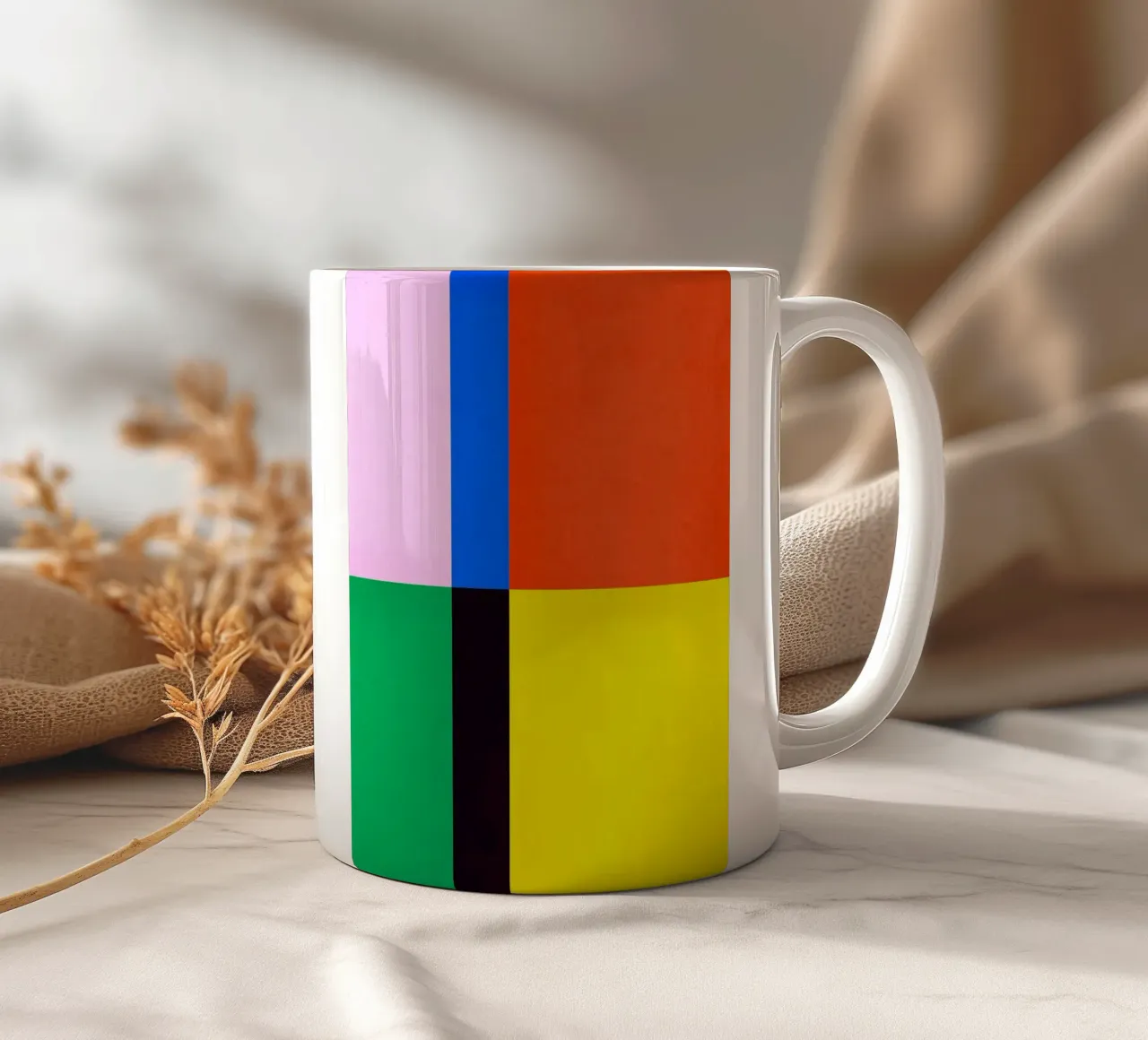 Astratto e concettuale tazza in ceramica da Maria Lang