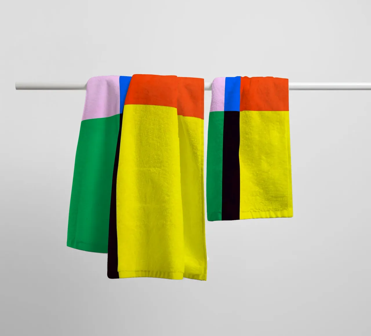 Abstract and conceptual towel by Maria Lang