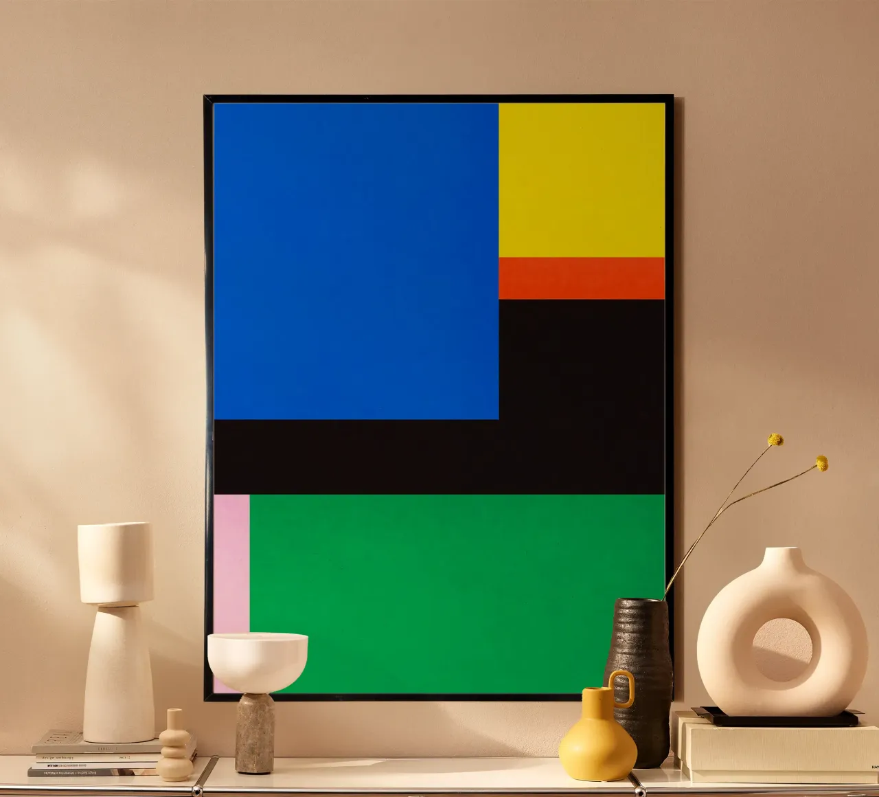 Astratto e concettuale poster con telaio in alluminio da Maria Lang