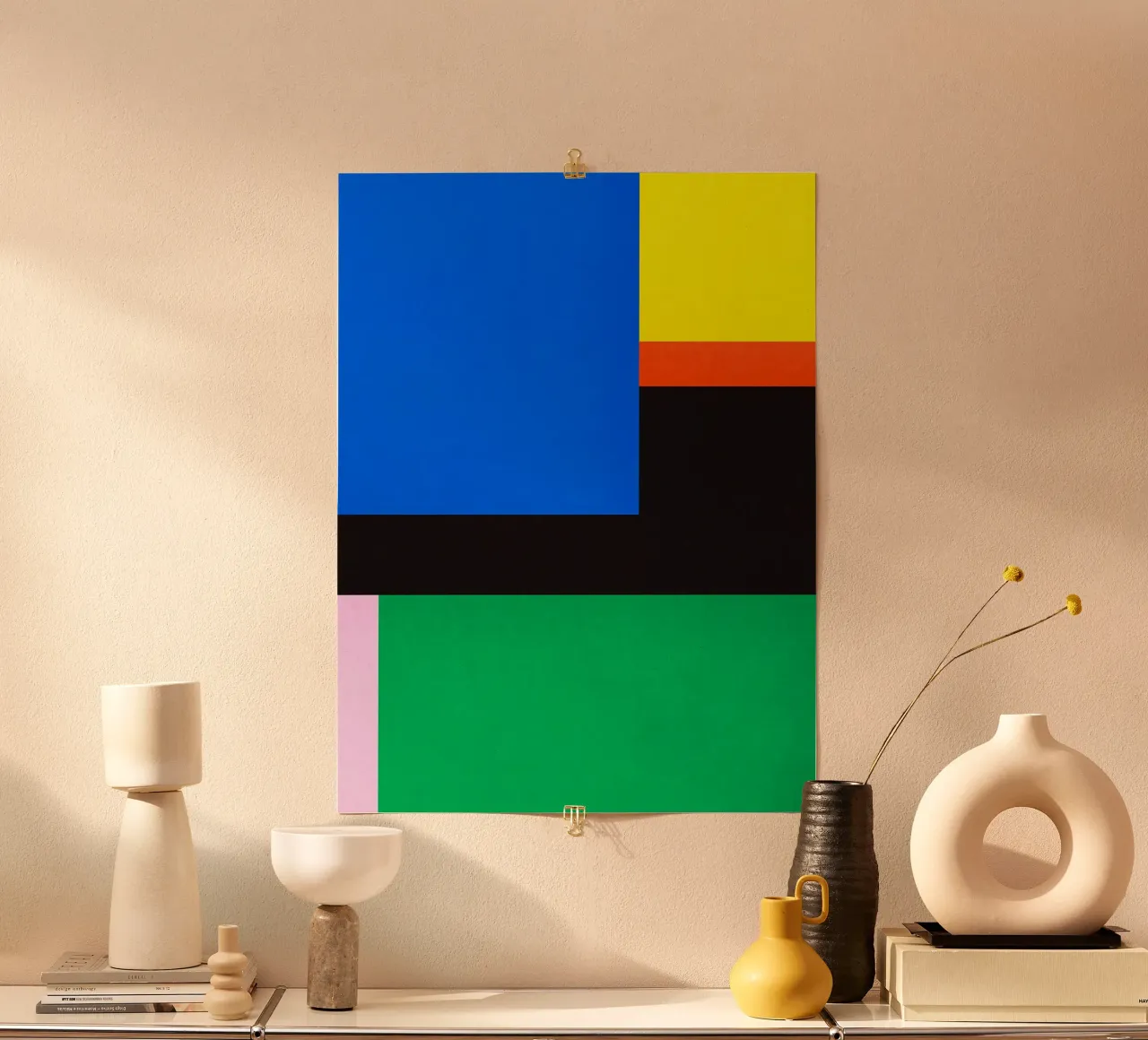 Astratto e concettuale poster con telaio in alluminio da Maria Lang