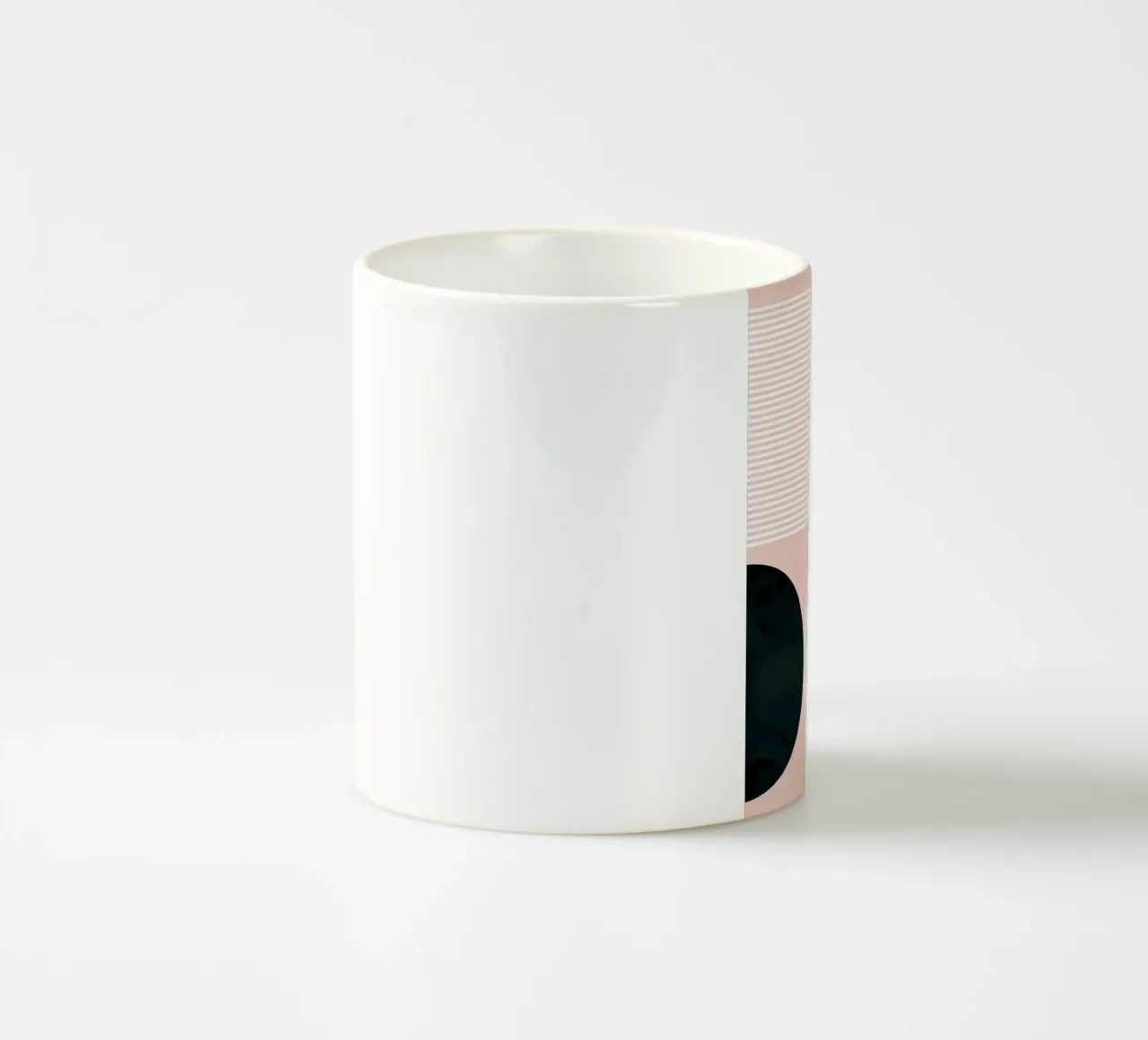 Astratto e geometrico tazza in ceramica da Maria Lang