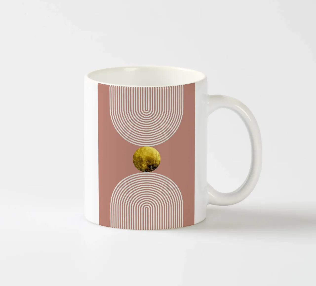 Astratto e geometrico tazza in ceramica da Maria Lang