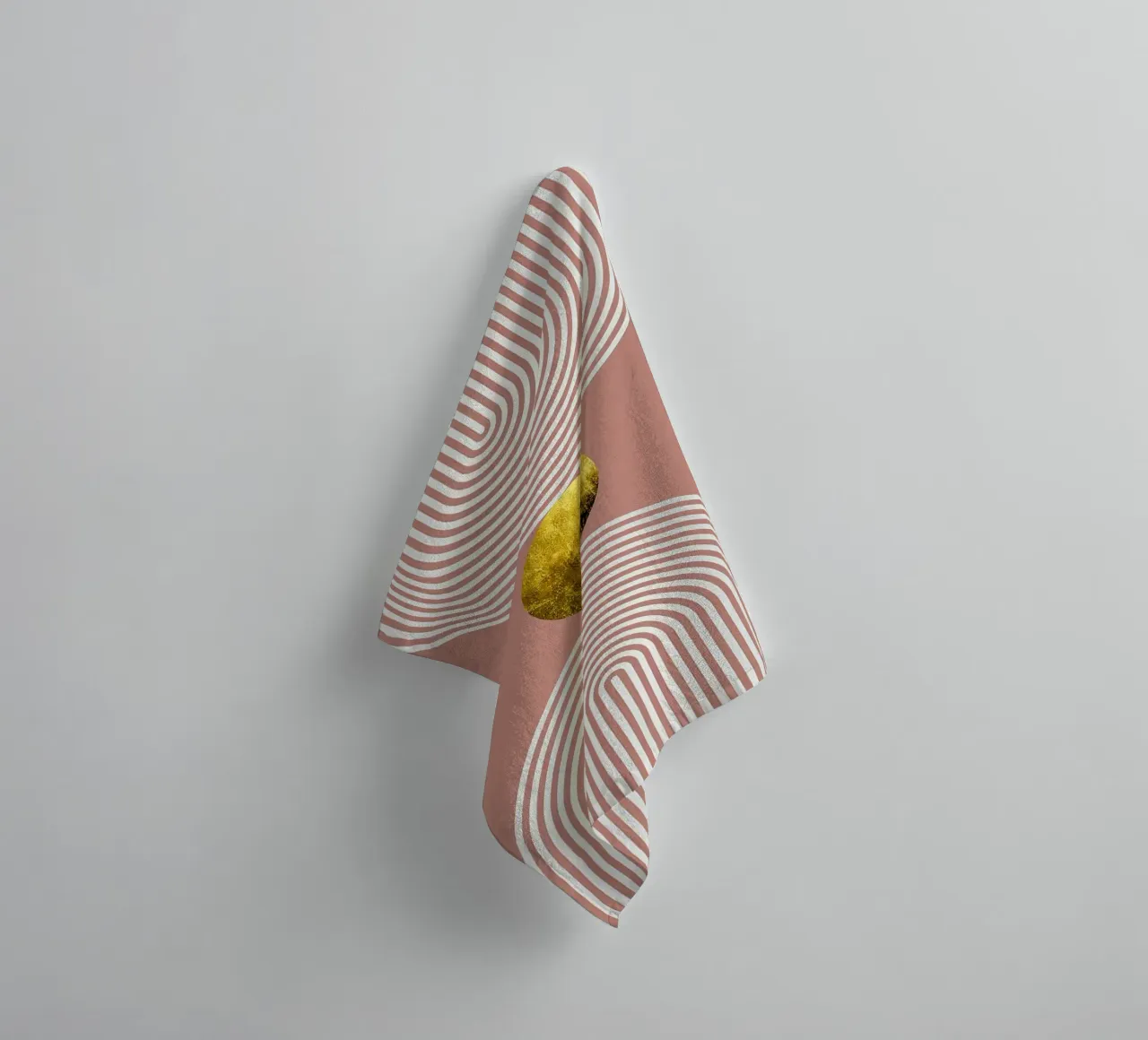 Abstract and geometric towel by Maria Lang