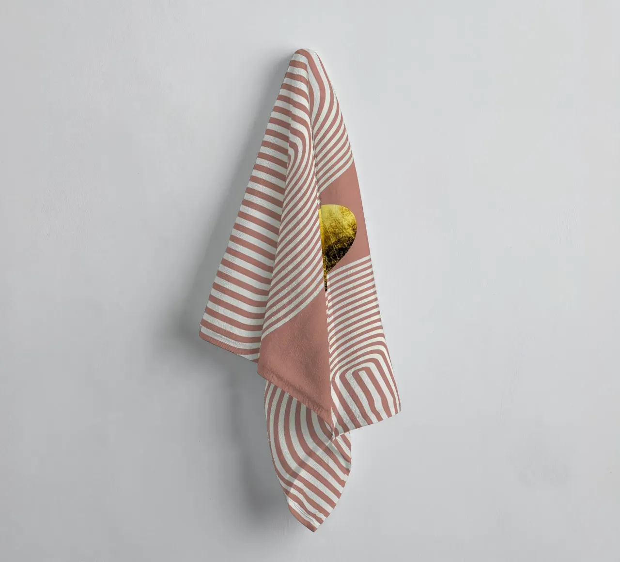 Abstract and geometric towel by Maria Lang