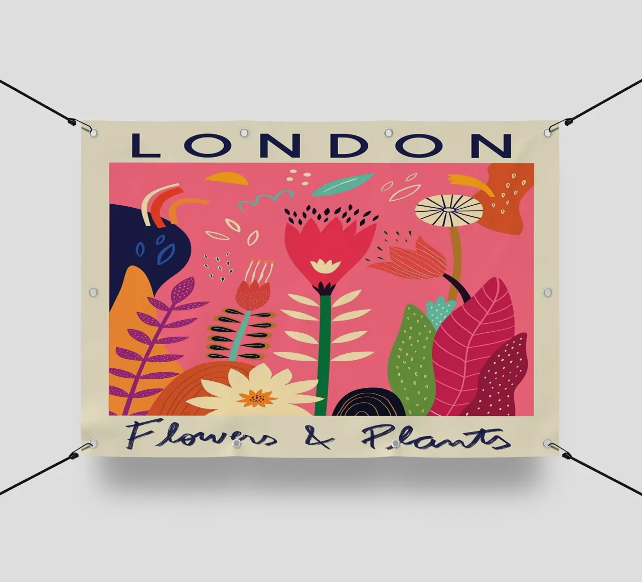 fiori e piante telo in pvc da Max Cox