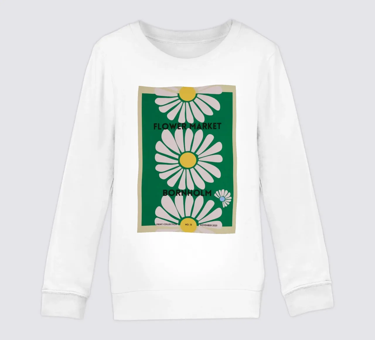 fiore botanico felpa bambino da Max Cox