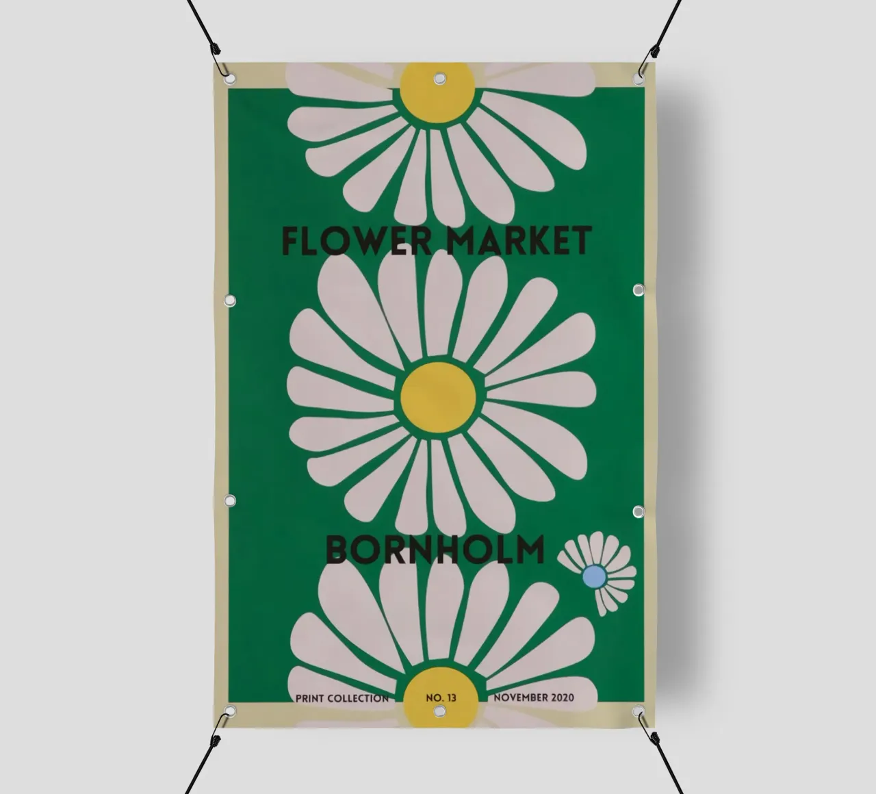 fiore botanico telo in pvc da Max Cox