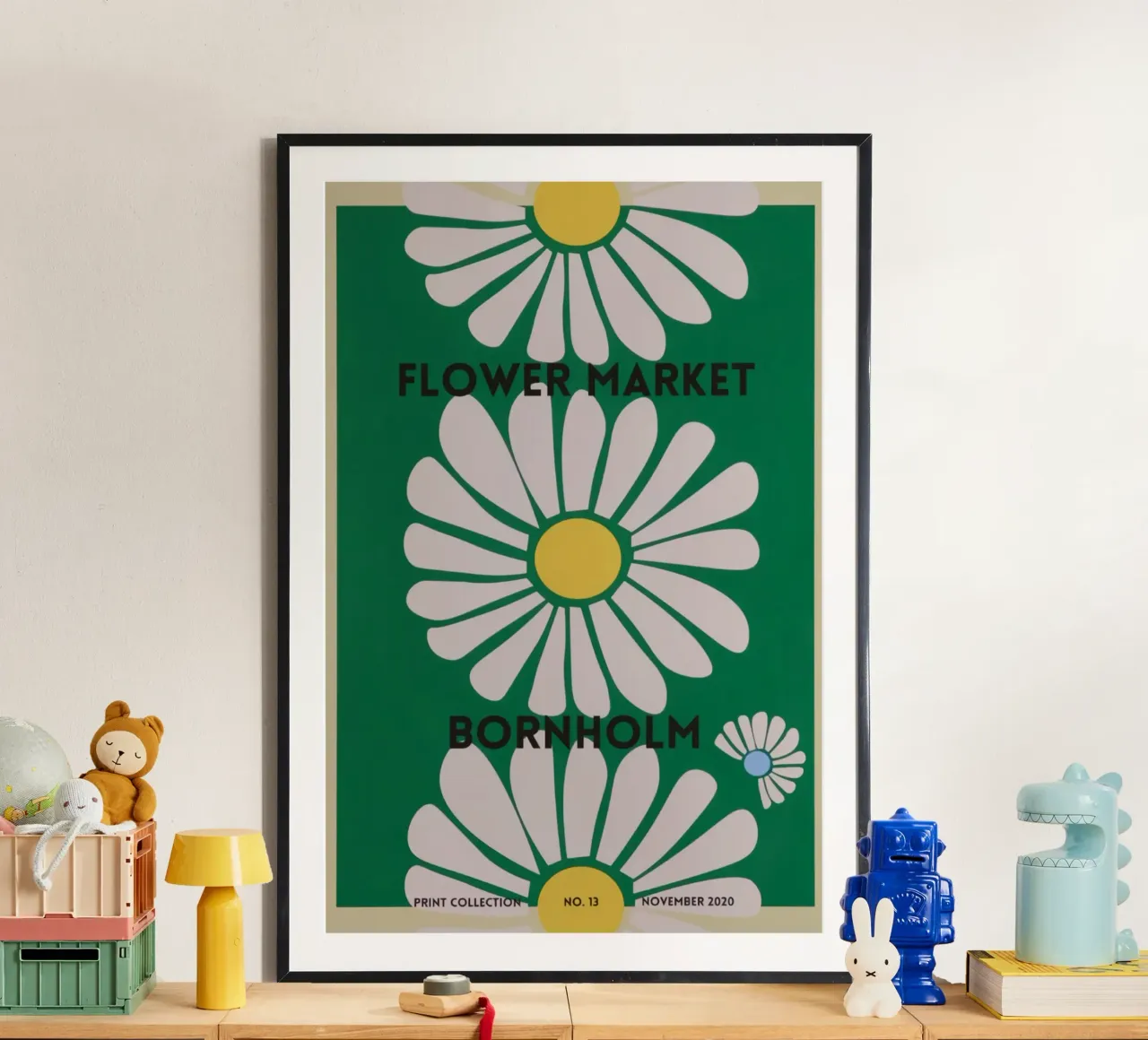fiore botanico poster da Max Cox