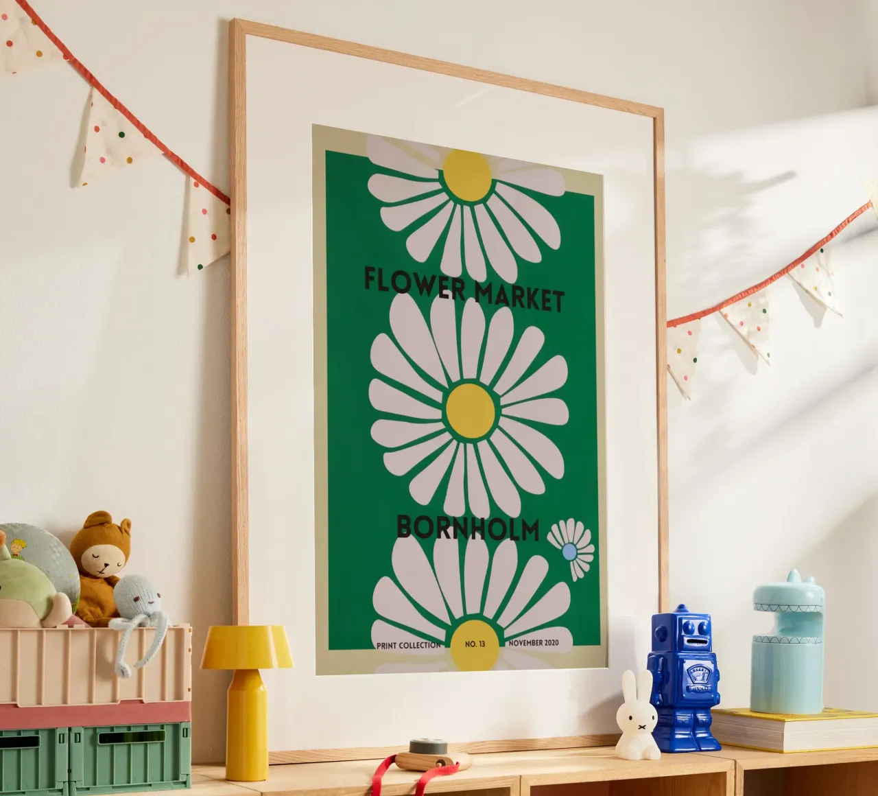 fiore botanico poster da Max Cox