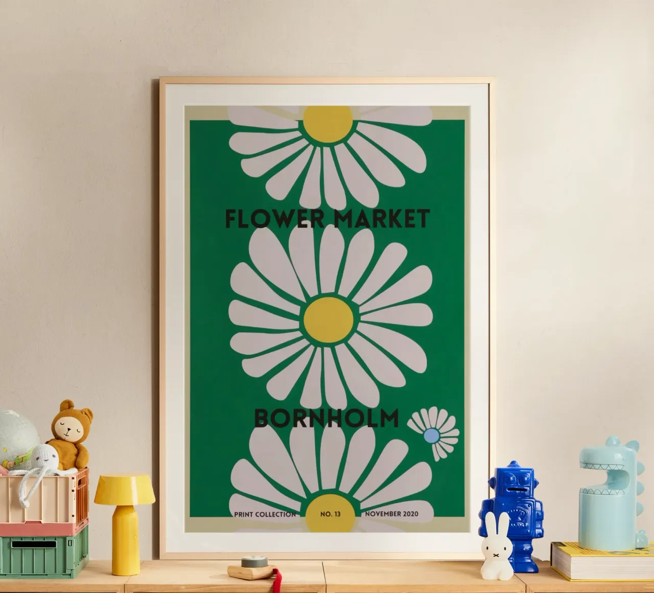 fiore botanico poster da Max Cox