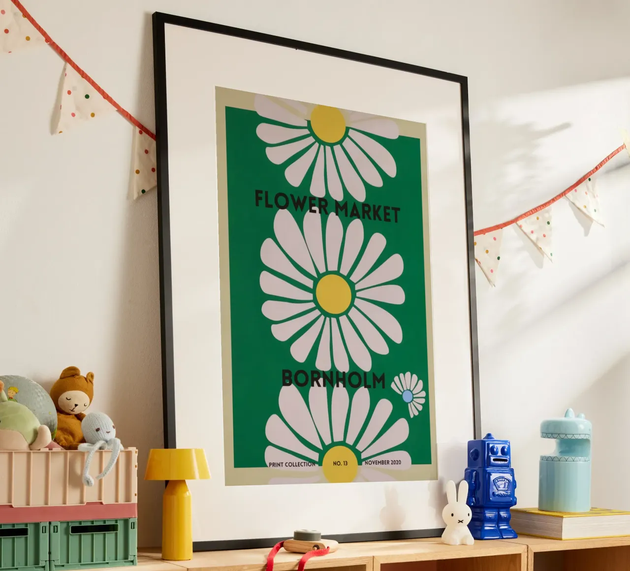 fiore botanico poster da Max Cox