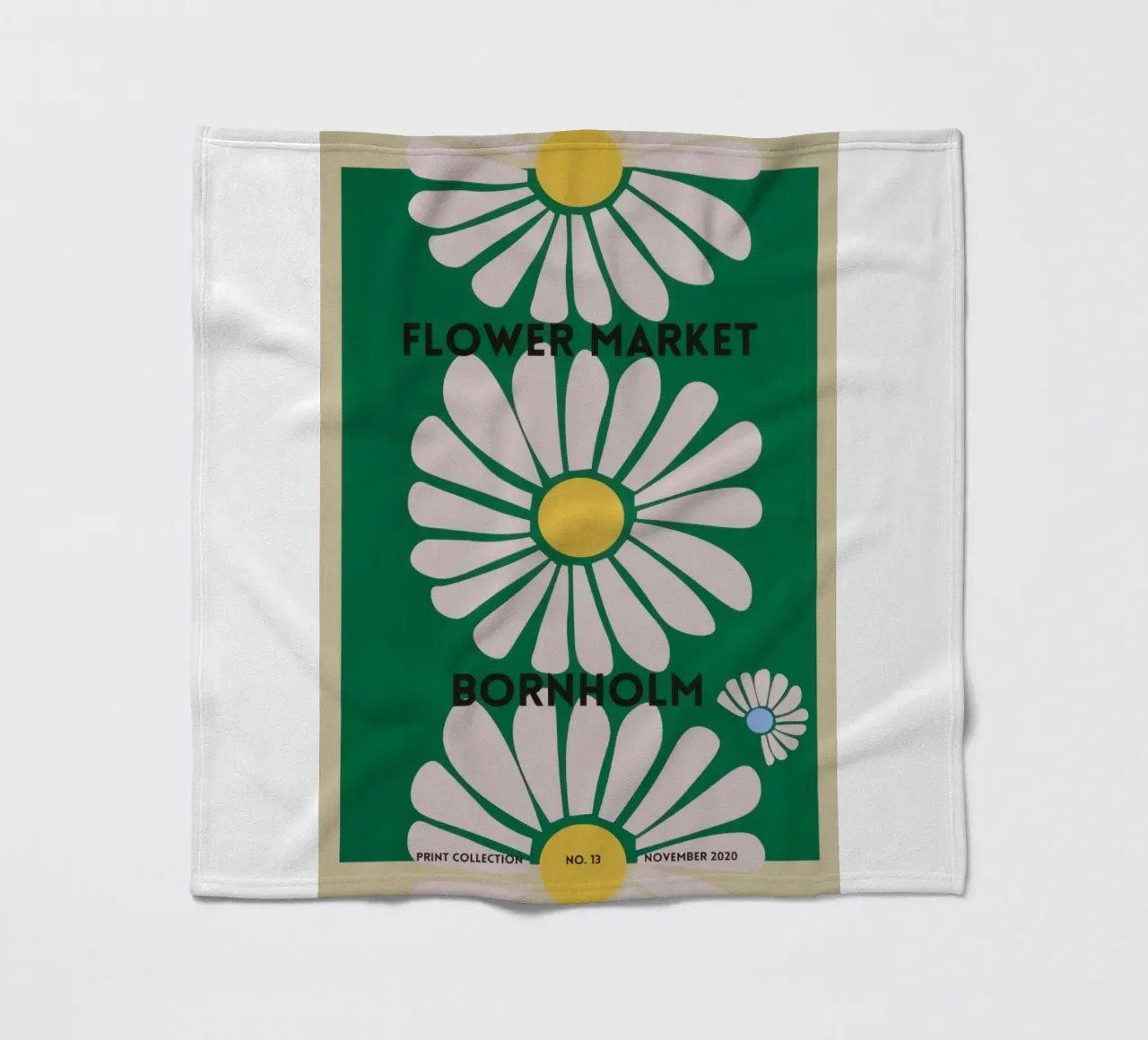 fiore botanico coperta in pile da Max Cox