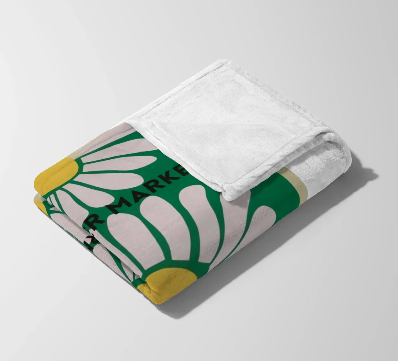fiore botanico coperta in pile da Max Cox