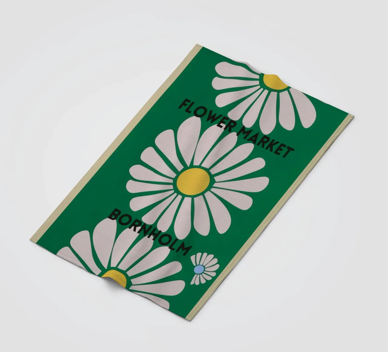 fiore botanico coperta in pile da Max Cox