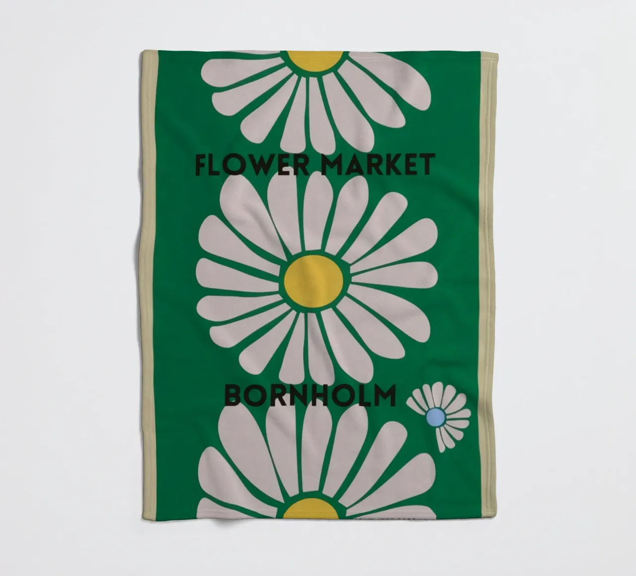 fiore botanico coperta in pile da Max Cox