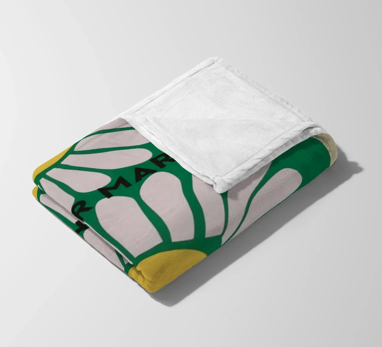 fiore botanico coperta in pile da Max Cox