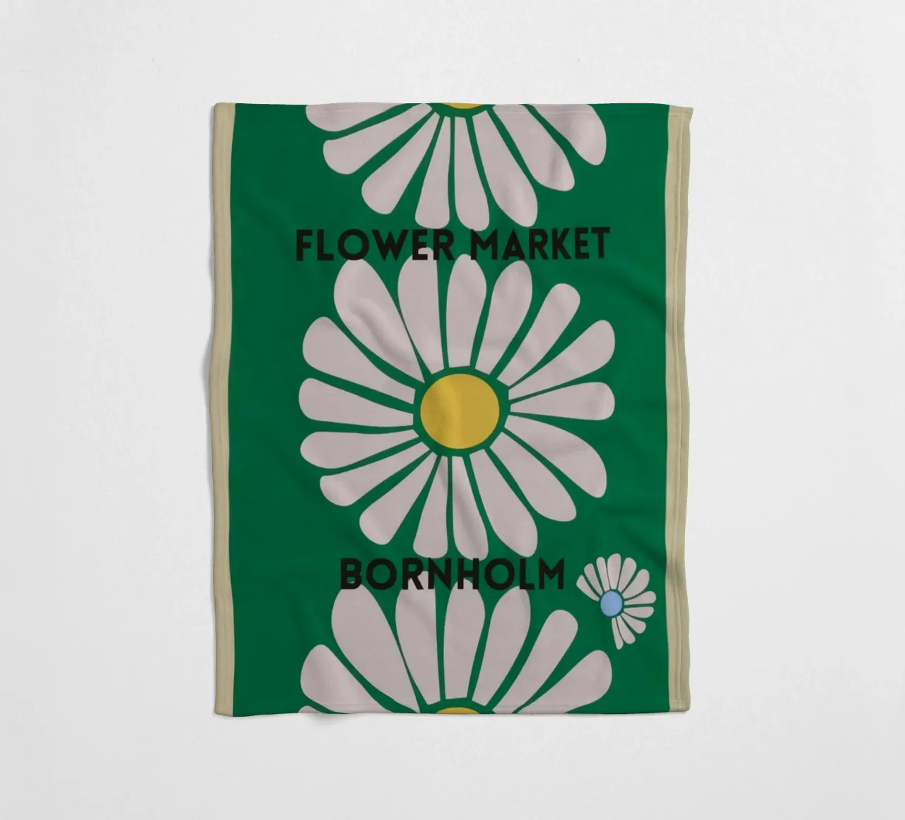 fiore botanico coperta in pile da Max Cox