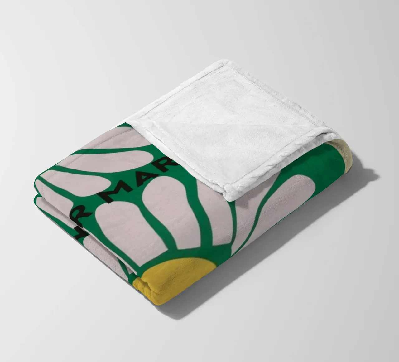 fiore botanico coperta in pile da Max Cox
