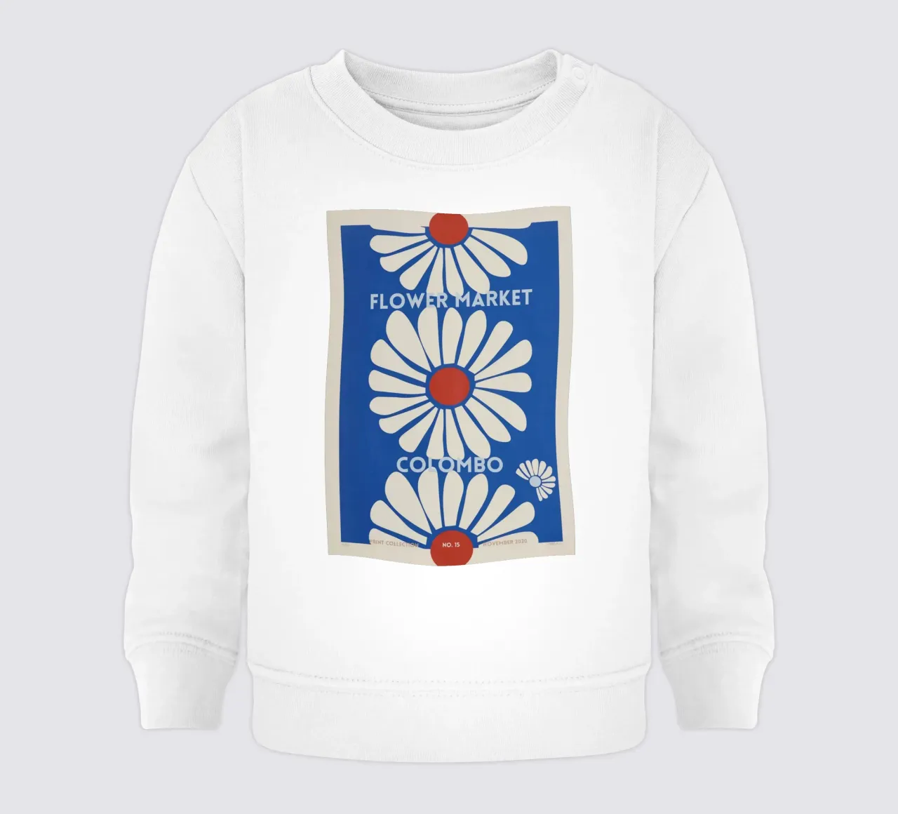 fiore botanico 1 felpa neonato da Max Cox