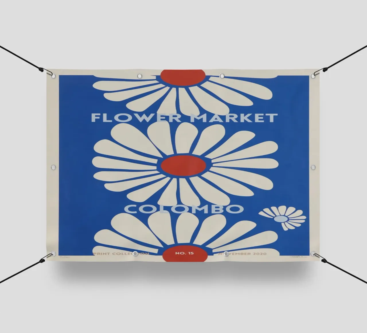 fiore botanico 1 telo in pvc da Max Cox