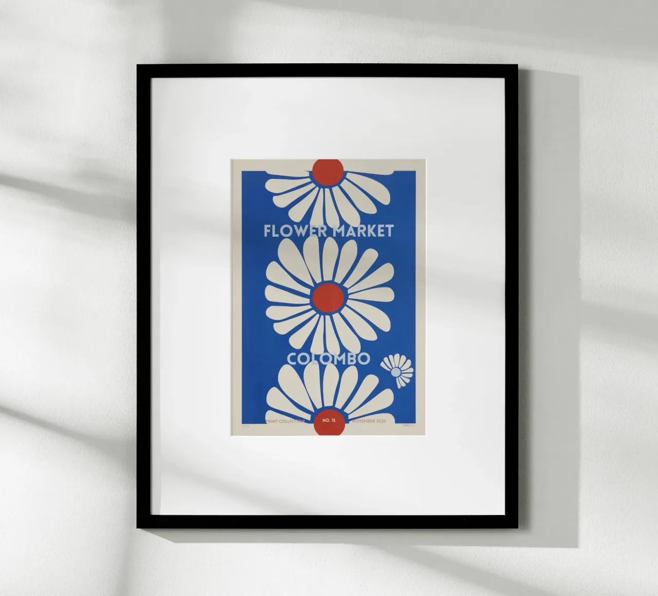 fiore botanico 1 poster con telaio in alluminio da Max Cox