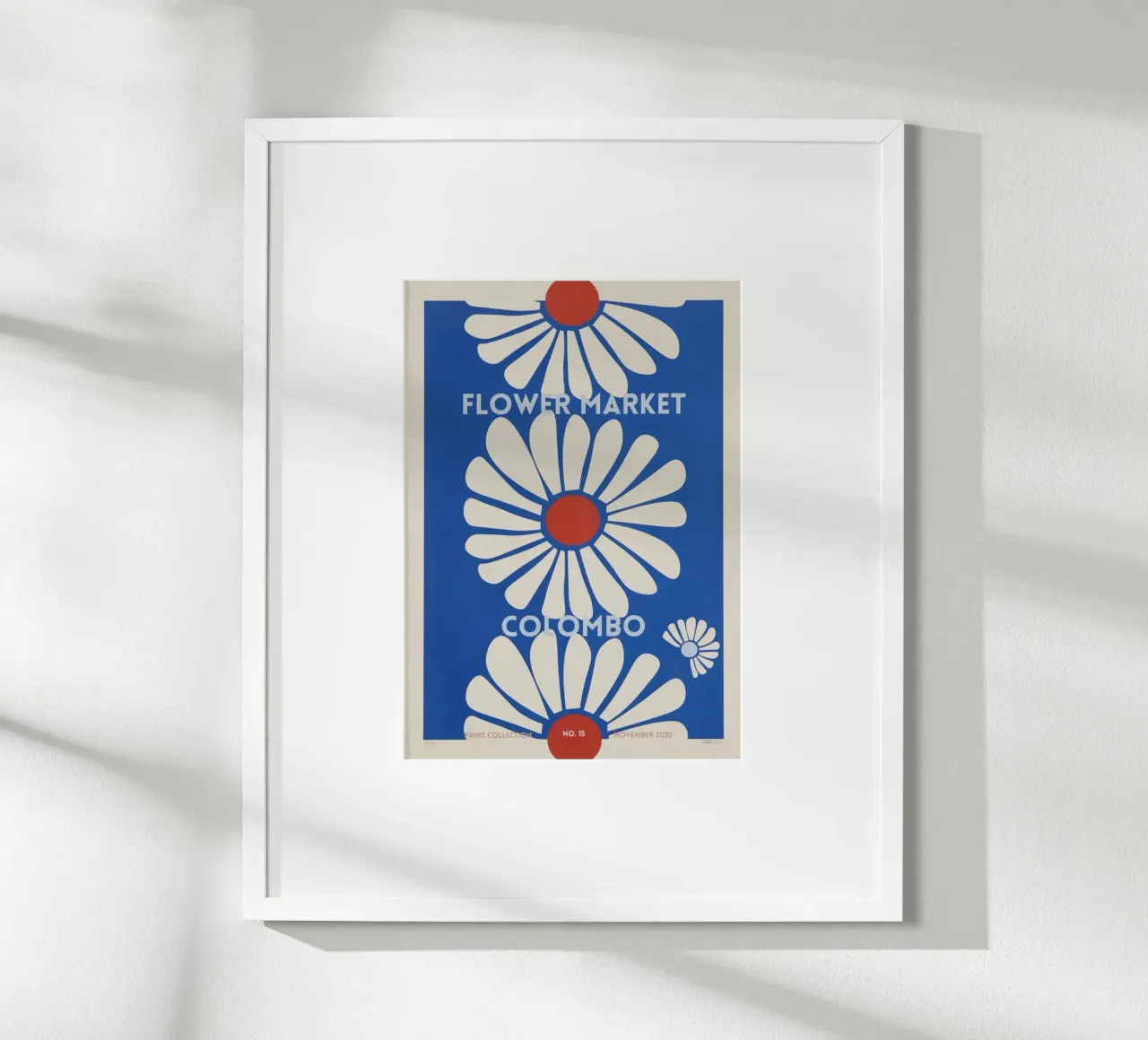 fiore botanico 1 poster con telaio in alluminio da Max Cox