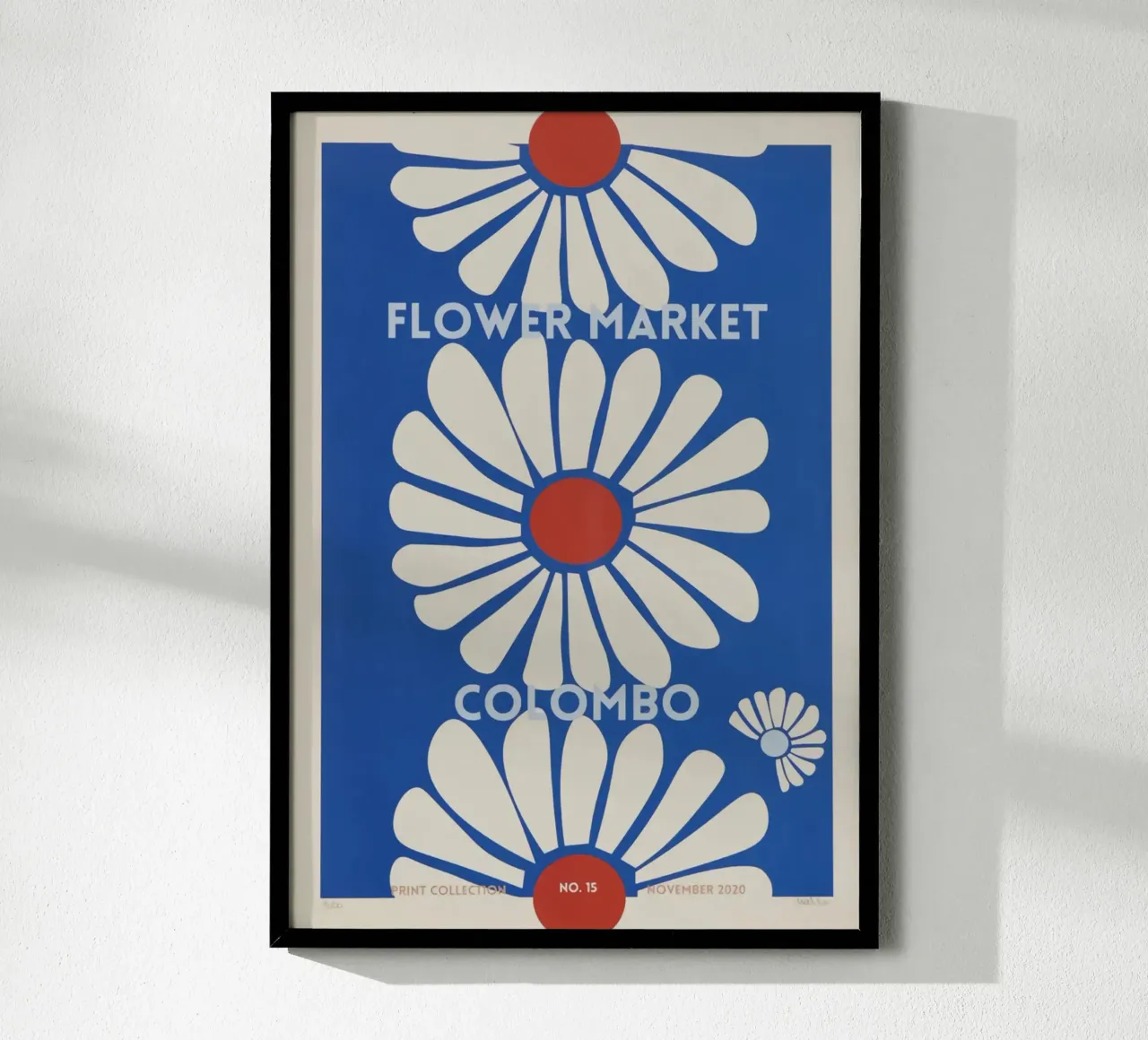 fiore botanico 1 poster con telaio in alluminio da Max Cox