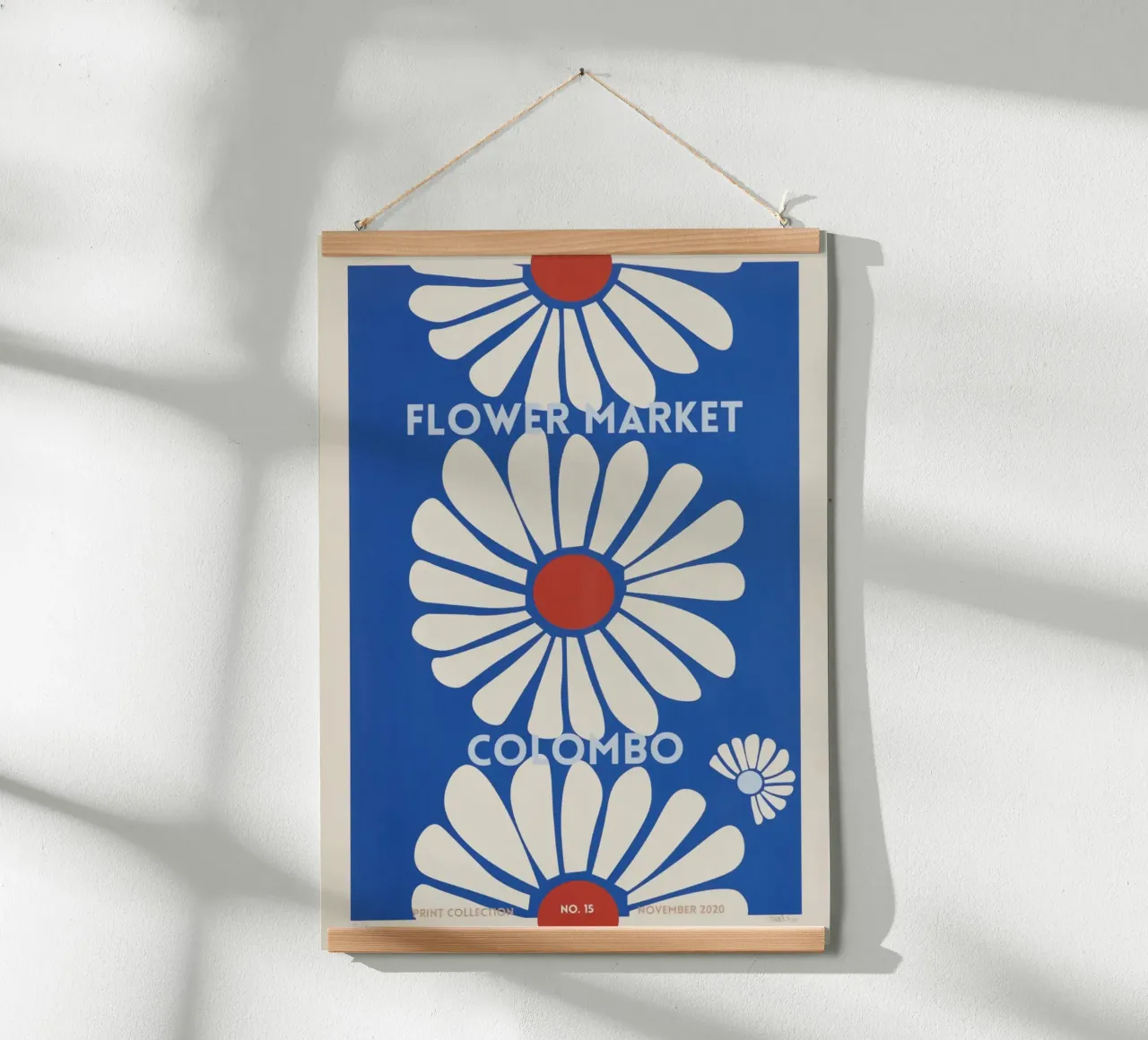 fiore botanico 1 poster con telaio in alluminio da Max Cox