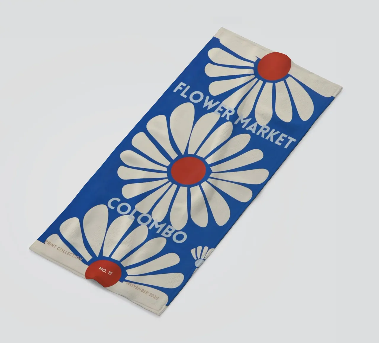 fiore botanico 1 telo mare da Max Cox